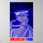 AMERICAN FOOD by New York City Urban59 Studio  Print