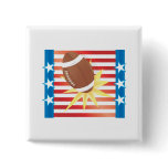 American Football Pinback Buttons
