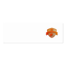 american football champions shield business card