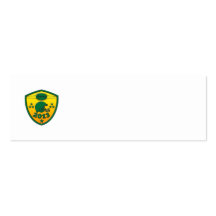 american football champions shield business cards