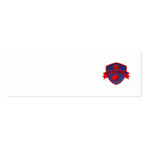 american football lets party shield business card template