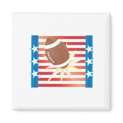 American Football Fridge Magnets by shopaholicchick