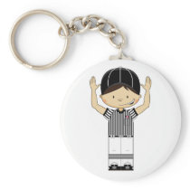 American Football Referee Keychain