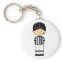 American Football Referee Keychain