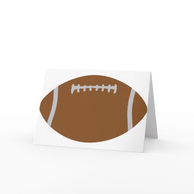 american football rugby ball illustration cards by Tomaniac