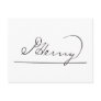 American Founding Father Patrick Henry's Signature
