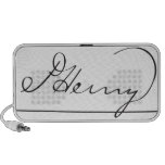 American Founding Father Patrick Henry's Signature Mp3 Speakers