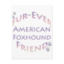 American Foxhound Furever Postcard