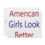 American Girls Look Better Personalised Announcements