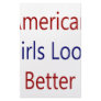 American Girls Look Better Customised Stationery