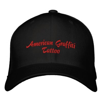 American GraffitiTattoo Embroidered Hat by americangraffititat2