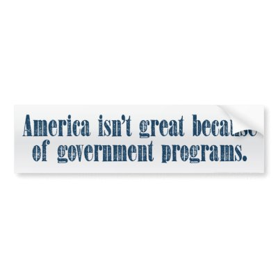 American Greatness Bumper Sticker by Libertymaniacs
