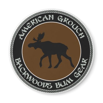 American Grouch Backwoods Bum Gear Refrigerator Magnets by AmericanGrouch