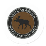 American Grouch Backwoods Bum Gear stickers