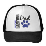 American Hairless Terrier Dad 2 Hats