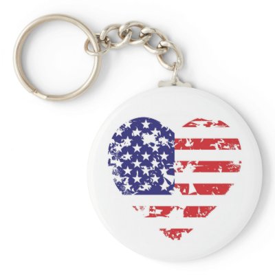 American Heart Keychain by artselectory