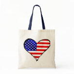 American heart USA Soccer lover US soccer gifts Bag