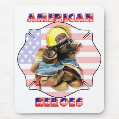 AMERICAN HEROES- MOUSE MAT by mystix_fire