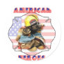 AMERICAN HEROES- STICKER