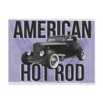 American Hot Rod - blue version Post Cards