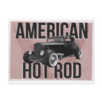 American Hot Rod - red version Post Card