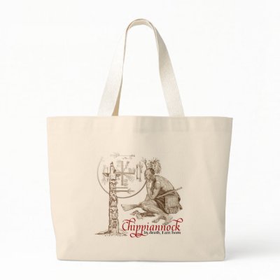 American Indian Bag In death I am born by tshirt_shack
