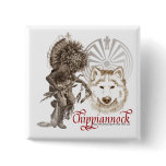 American Indian Button May The Great Spirit Walk