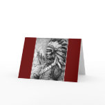 American Indian Chief Greeting Card
