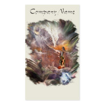 American Indian Wedding Night Vignette Business Card Template