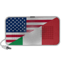 American Italian Flag Doodle Speaker OrigAudio