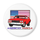 American Made Muscle Refrigerator Magnets