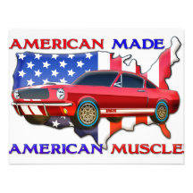 American Muscle Car Invites