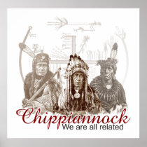 American Native Indian Poster We are all related