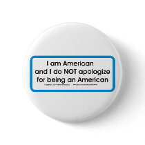 American no apologoes button