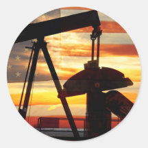 American Oil Sticker