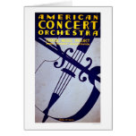 American Orchestra 1936 WPA Greeting Card