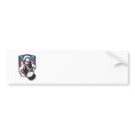 American Patriot Drummer With Flag Bumper Stickers