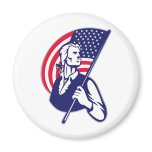 American Patriot Minuteman Stars and Stripes flag Magnets