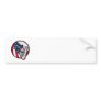 American Patriot Minuteman With Flag Bumper Sticker