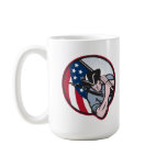 American Patriot Minuteman With Flag Mug