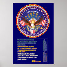 American Patriotic Please View Notes Posters