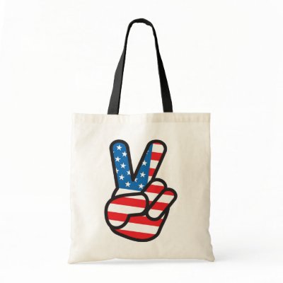 American Peace Tote Bag by 785tees