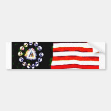 American Pirate 005 Bumper Stickers