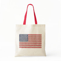 American Pirate Flag Tote Bags