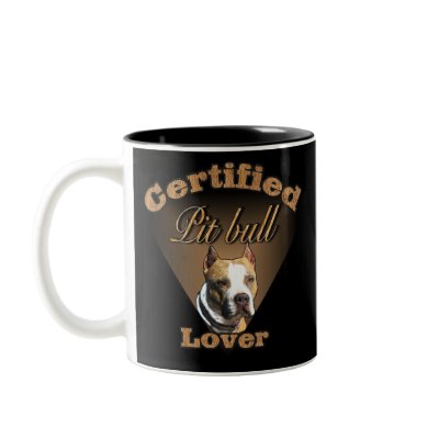 American Pit Bull Terrier Gifts Coffee Mug by DogsByDezign