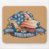 American Pit Bull Terrier Mouse Mats