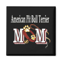 american pit bull terrier mum Magnet