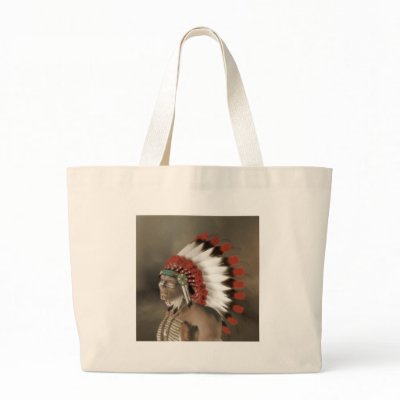 American Portrait Tote Bags by tinablanton