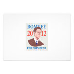 American Presidential Candidate Mitt Romney retro Custom Announcements