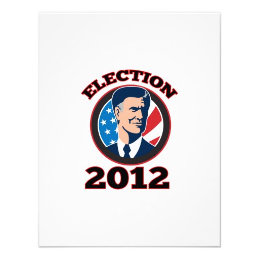 American Presidential Candidate Mitt Romney retro Personalized Announcement